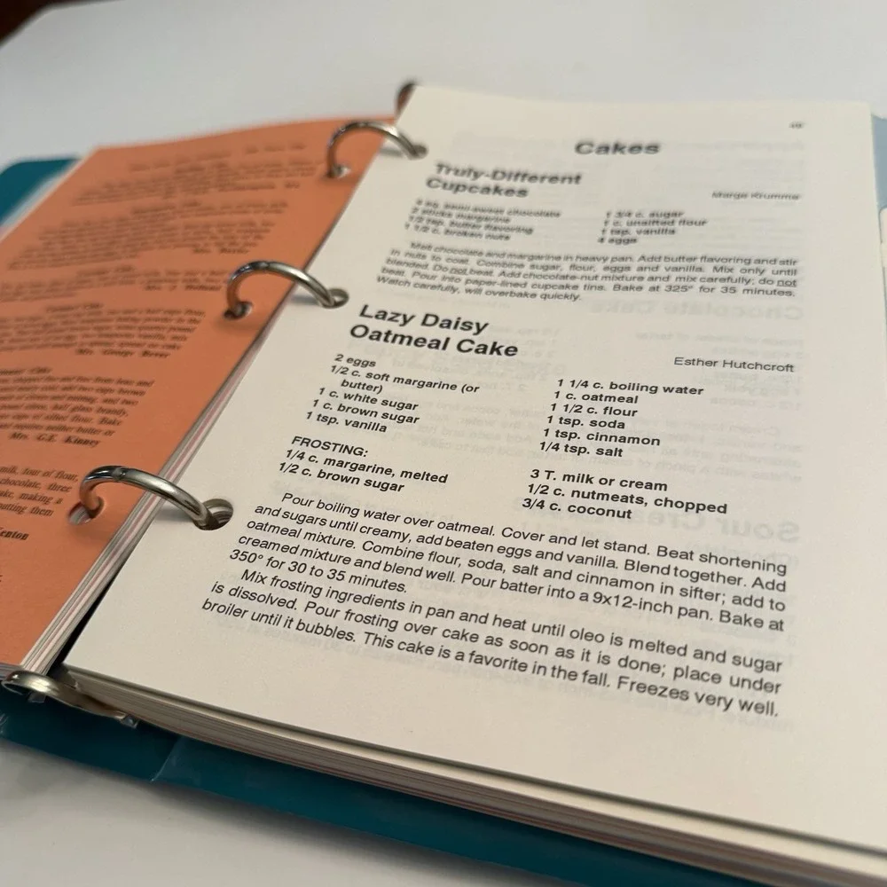 Century W/ Center Chapel Church Methodist Indianola Iowa Cookbook 1893-1993 VTG
